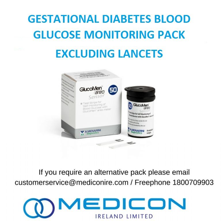 Gestational Diabetes Blood Glucose Monitoring Pack - Excluding Lancets