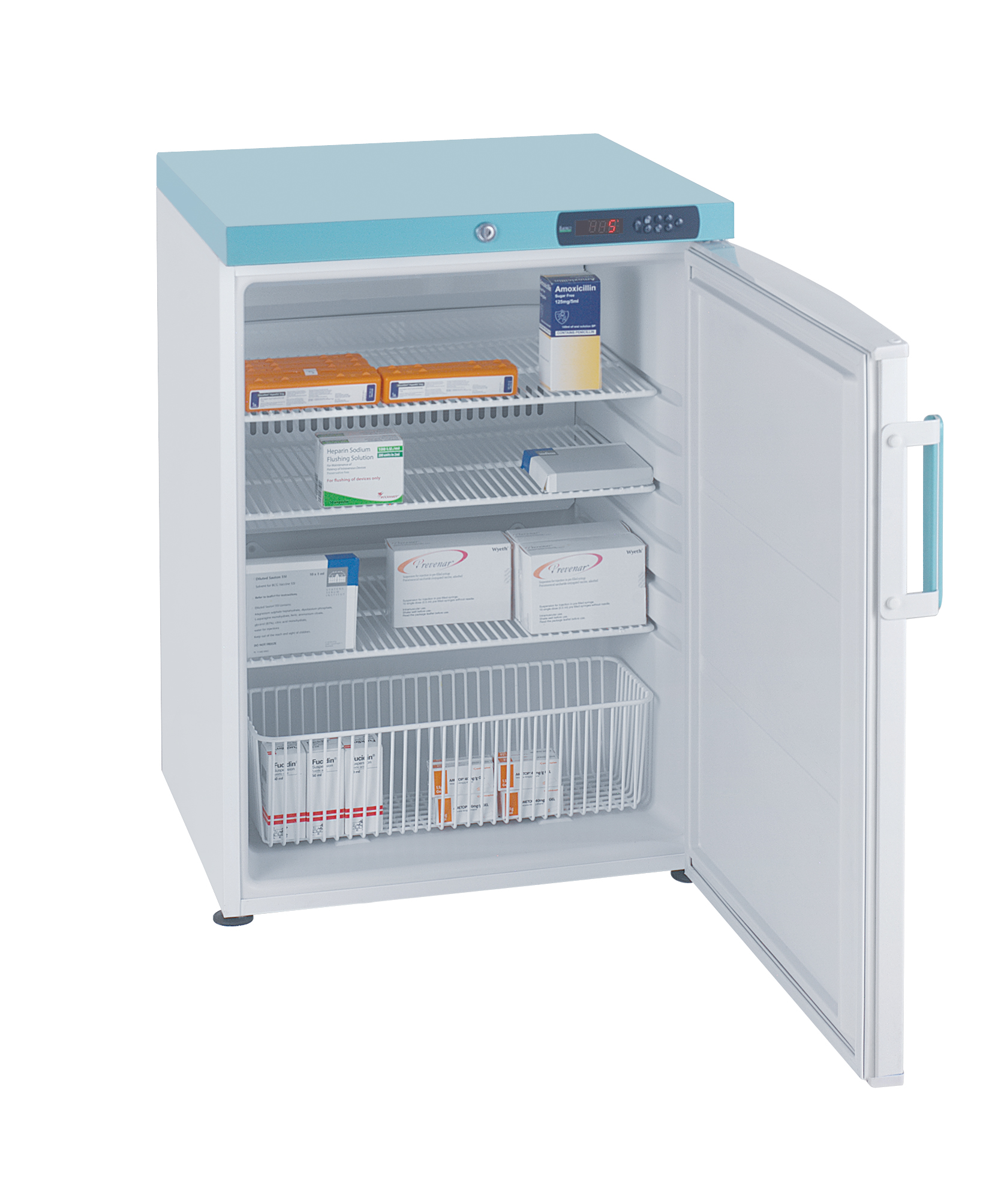 PSR151UK Under-Counter Pharmacy Fridge Solid Door 151L White